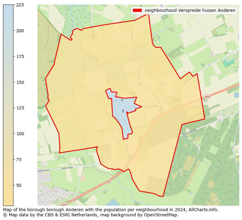 Image of the neighbourhood Verspreide huizen Anderen at the map. This image is used as introduction to this page. This page shows a lot of information about the population in the neighbourhood Verspreide huizen Anderen (such as the distribution by age groups of the residents, the composition of households, whether inhabitants are natives or Dutch with an immigration background, data about the houses (numbers, types, price development, use, type of property, ...) and more (car ownership, energy consumption, ...) based on open data from the Dutch Central Bureau of Statistics and various other sources!