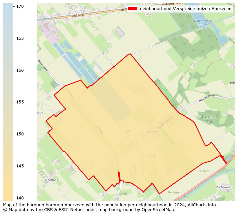 Image of the neighbourhood Verspreide huizen Anerveen at the map. This image is used as introduction to this page. This page shows a lot of information about the population in the neighbourhood Verspreide huizen Anerveen (such as the distribution by age groups of the residents, the composition of households, whether inhabitants are natives or Dutch with an immigration background, data about the houses (numbers, types, price development, use, type of property, ...) and more (car ownership, energy consumption, ...) based on open data from the Dutch Central Bureau of Statistics and various other sources!