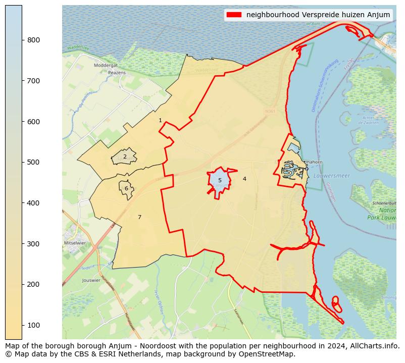 Image of the neighbourhood Verspreide huizen Anjum at the map. This image is used as introduction to this page. This page shows a lot of information about the population in the neighbourhood Verspreide huizen Anjum (such as the distribution by age groups of the residents, the composition of households, whether inhabitants are natives or Dutch with an immigration background, data about the houses (numbers, types, price development, use, type of property, ...) and more (car ownership, energy consumption, ...) based on open data from the Dutch Central Bureau of Statistics and various other sources!