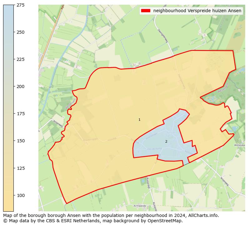 Image of the neighbourhood Verspreide huizen Ansen at the map. This image is used as introduction to this page. This page shows a lot of information about the population in the neighbourhood Verspreide huizen Ansen (such as the distribution by age groups of the residents, the composition of households, whether inhabitants are natives or Dutch with an immigration background, data about the houses (numbers, types, price development, use, type of property, ...) and more (car ownership, energy consumption, ...) based on open data from the Dutch Central Bureau of Statistics and various other sources!