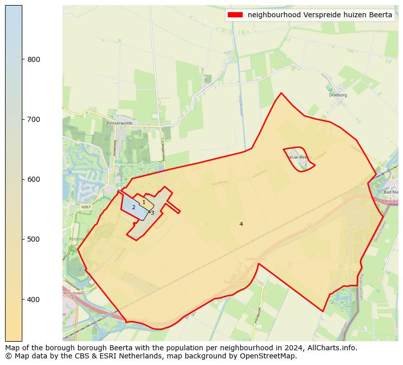 Image of the neighbourhood Verspreide huizen Beerta at the map. This image is used as introduction to this page. This page shows a lot of information about the population in the neighbourhood Verspreide huizen Beerta (such as the distribution by age groups of the residents, the composition of households, whether inhabitants are natives or Dutch with an immigration background, data about the houses (numbers, types, price development, use, type of property, ...) and more (car ownership, energy consumption, ...) based on open data from the Dutch Central Bureau of Statistics and various other sources!