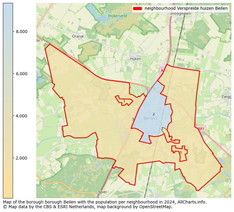 Image of the neighbourhood Verspreide huizen Beilen at the map. This image is used as introduction to this page. This page shows a lot of information about the population in the neighbourhood Verspreide huizen Beilen (such as the distribution by age groups of the residents, the composition of households, whether inhabitants are natives or Dutch with an immigration background, data about the houses (numbers, types, price development, use, type of property, ...) and more (car ownership, energy consumption, ...) based on open data from the Dutch Central Bureau of Statistics and various other sources!