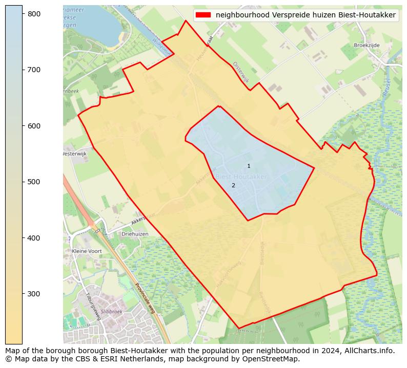 Image of the neighbourhood Verspreide huizen Biest-Houtakker at the map. This image is used as introduction to this page. This page shows a lot of information about the population in the neighbourhood Verspreide huizen Biest-Houtakker (such as the distribution by age groups of the residents, the composition of households, whether inhabitants are natives or Dutch with an immigration background, data about the houses (numbers, types, price development, use, type of property, ...) and more (car ownership, energy consumption, ...) based on open data from the Dutch Central Bureau of Statistics and various other sources!