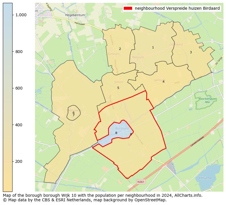 Image of the neighbourhood Verspreide huizen Birdaard at the map. This image is used as introduction to this page. This page shows a lot of information about the population in the neighbourhood Verspreide huizen Birdaard (such as the distribution by age groups of the residents, the composition of households, whether inhabitants are natives or Dutch with an immigration background, data about the houses (numbers, types, price development, use, type of property, ...) and more (car ownership, energy consumption, ...) based on open data from the Dutch Central Bureau of Statistics and various other sources!