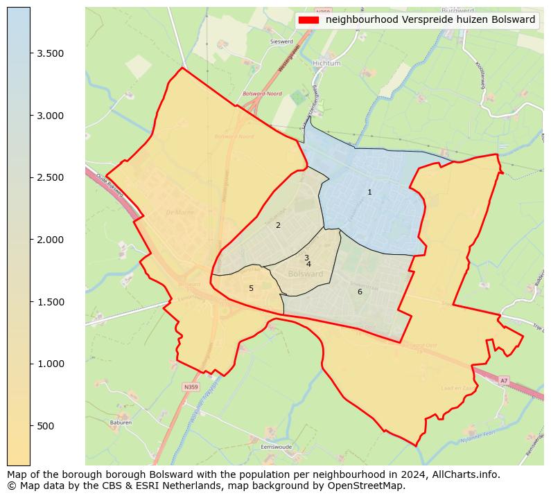 Image of the neighbourhood Verspreide huizen Bolsward at the map. This image is used as introduction to this page. This page shows a lot of information about the population in the neighbourhood Verspreide huizen Bolsward (such as the distribution by age groups of the residents, the composition of households, whether inhabitants are natives or Dutch with an immigration background, data about the houses (numbers, types, price development, use, type of property, ...) and more (car ownership, energy consumption, ...) based on open data from the Dutch Central Bureau of Statistics and various other sources!