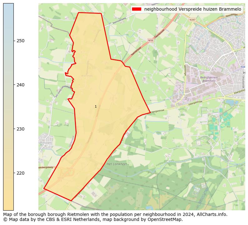 Image of the neighbourhood Verspreide huizen Brammelo at the map. This image is used as introduction to this page. This page shows a lot of information about the population in the neighbourhood Verspreide huizen Brammelo (such as the distribution by age groups of the residents, the composition of households, whether inhabitants are natives or Dutch with an immigration background, data about the houses (numbers, types, price development, use, type of property, ...) and more (car ownership, energy consumption, ...) based on open data from the Dutch Central Bureau of Statistics and various other sources!