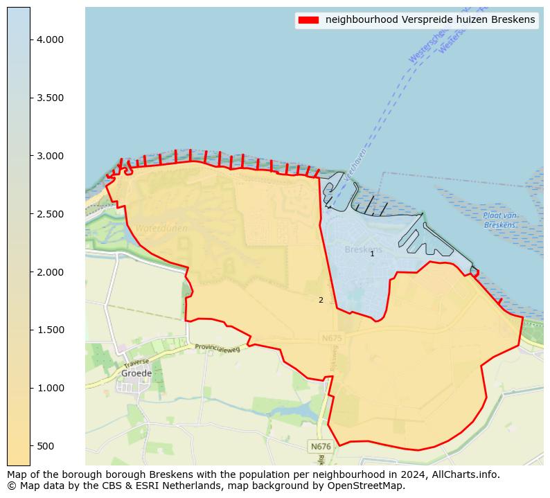 Image of the neighbourhood Verspreide huizen Breskens at the map. This image is used as introduction to this page. This page shows a lot of information about the population in the neighbourhood Verspreide huizen Breskens (such as the distribution by age groups of the residents, the composition of households, whether inhabitants are natives or Dutch with an immigration background, data about the houses (numbers, types, price development, use, type of property, ...) and more (car ownership, energy consumption, ...) based on open data from the Dutch Central Bureau of Statistics and various other sources!