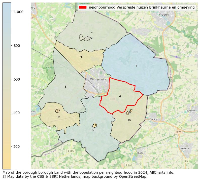 Image of the neighbourhood Verspreide huizen Brinkheurne en omgeving at the map. This image is used as introduction to this page. This page shows a lot of information about the population in the neighbourhood Verspreide huizen Brinkheurne en omgeving (such as the distribution by age groups of the residents, the composition of households, whether inhabitants are natives or Dutch with an immigration background, data about the houses (numbers, types, price development, use, type of property, ...) and more (car ownership, energy consumption, ...) based on open data from the Dutch Central Bureau of Statistics and various other sources!