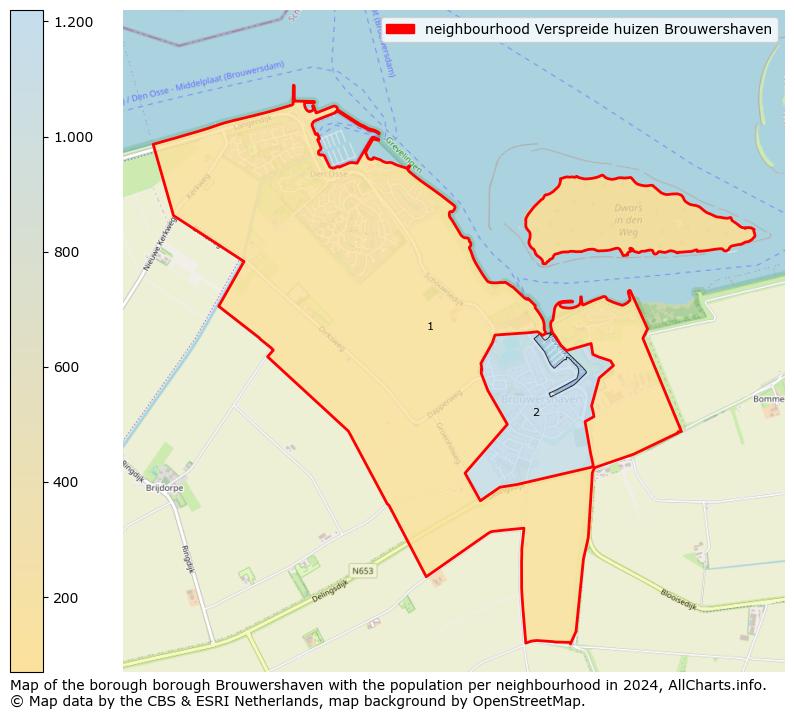 Image of the neighbourhood Verspreide huizen Brouwershaven at the map. This image is used as introduction to this page. This page shows a lot of information about the population in the neighbourhood Verspreide huizen Brouwershaven (such as the distribution by age groups of the residents, the composition of households, whether inhabitants are natives or Dutch with an immigration background, data about the houses (numbers, types, price development, use, type of property, ...) and more (car ownership, energy consumption, ...) based on open data from the Dutch Central Bureau of Statistics and various other sources!