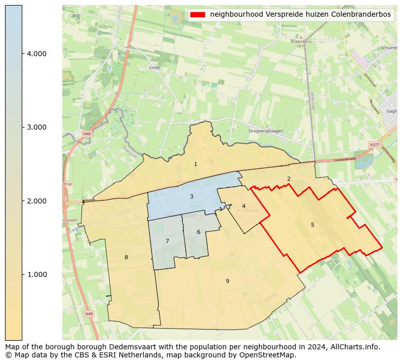 Image of the neighbourhood Verspreide huizen Colenbranderbos at the map. This image is used as introduction to this page. This page shows a lot of information about the population in the neighbourhood Verspreide huizen Colenbranderbos (such as the distribution by age groups of the residents, the composition of households, whether inhabitants are natives or Dutch with an immigration background, data about the houses (numbers, types, price development, use, type of property, ...) and more (car ownership, energy consumption, ...) based on open data from the Dutch Central Bureau of Statistics and various other sources!