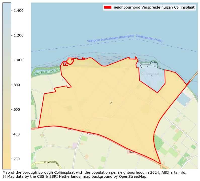 Image of the neighbourhood Verspreide huizen Colijnsplaat at the map. This image is used as introduction to this page. This page shows a lot of information about the population in the neighbourhood Verspreide huizen Colijnsplaat (such as the distribution by age groups of the residents, the composition of households, whether inhabitants are natives or Dutch with an immigration background, data about the houses (numbers, types, price development, use, type of property, ...) and more (car ownership, energy consumption, ...) based on open data from the Dutch Central Bureau of Statistics and various other sources!