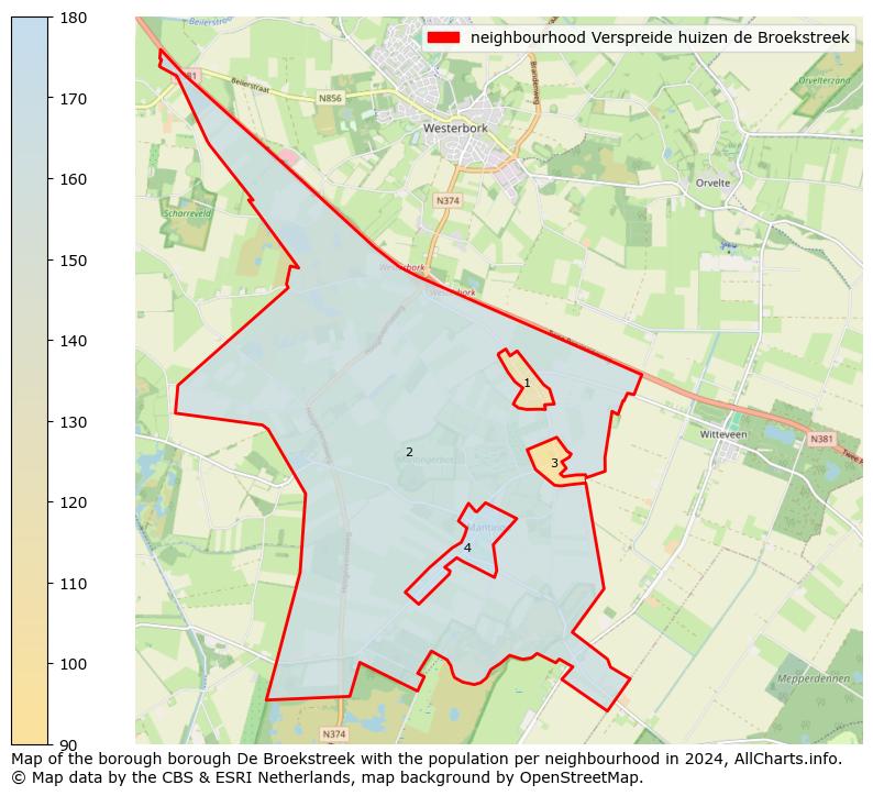 Image of the neighbourhood Verspreide huizen de Broekstreek at the map. This image is used as introduction to this page. This page shows a lot of information about the population in the neighbourhood Verspreide huizen de Broekstreek (such as the distribution by age groups of the residents, the composition of households, whether inhabitants are natives or Dutch with an immigration background, data about the houses (numbers, types, price development, use, type of property, ...) and more (car ownership, energy consumption, ...) based on open data from the Dutch Central Bureau of Statistics and various other sources!