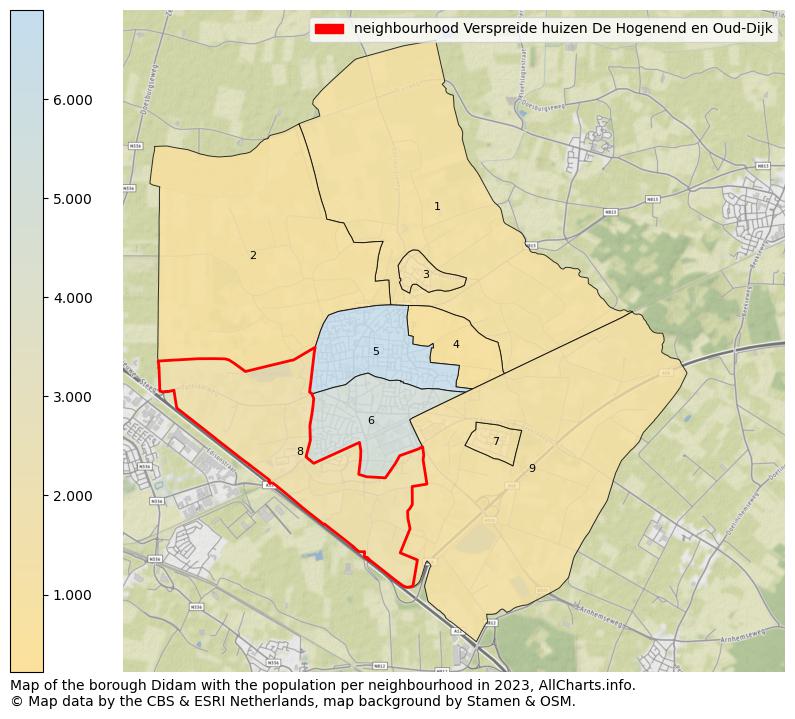 Map of the borough Didam with the population per neighbourhood in 2023. This page shows a lot of information about residents (such as the distribution by age groups, family composition, gender, native or Dutch with an immigration background, ...), homes (numbers, types, price development, use, type of property, ...) and more (car ownership, energy consumption, ...) based on open data from the Dutch Central Bureau of Statistics and various other sources!