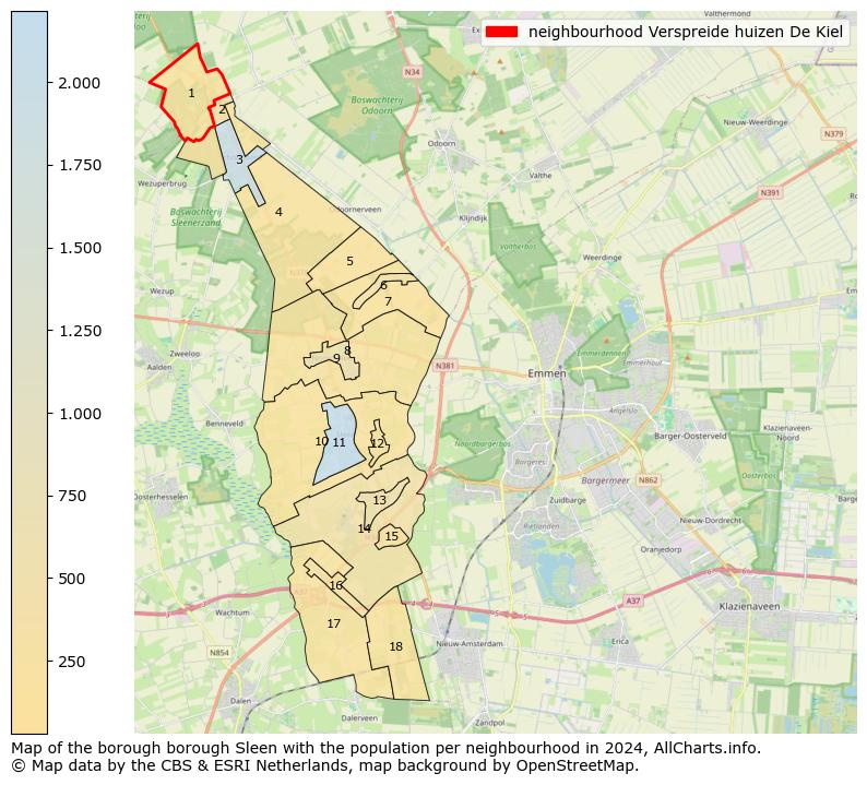 Image of the neighbourhood Verspreide huizen De Kiel at the map. This image is used as introduction to this page. This page shows a lot of information about the population in the neighbourhood Verspreide huizen De Kiel (such as the distribution by age groups of the residents, the composition of households, whether inhabitants are natives or Dutch with an immigration background, data about the houses (numbers, types, price development, use, type of property, ...) and more (car ownership, energy consumption, ...) based on open data from the Dutch Central Bureau of Statistics and various other sources!