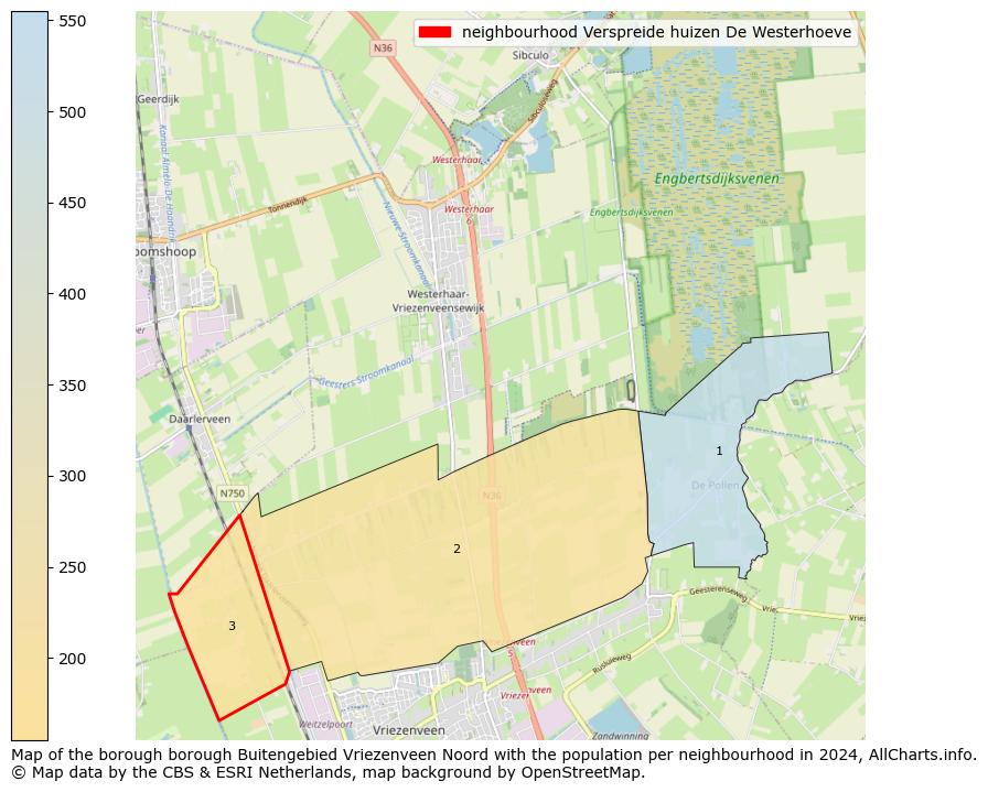 Image of the neighbourhood Verspreide huizen De Westerhoeve at the map. This image is used as introduction to this page. This page shows a lot of information about the population in the neighbourhood Verspreide huizen De Westerhoeve (such as the distribution by age groups of the residents, the composition of households, whether inhabitants are natives or Dutch with an immigration background, data about the houses (numbers, types, price development, use, type of property, ...) and more (car ownership, energy consumption, ...) based on open data from the Dutch Central Bureau of Statistics and various other sources!