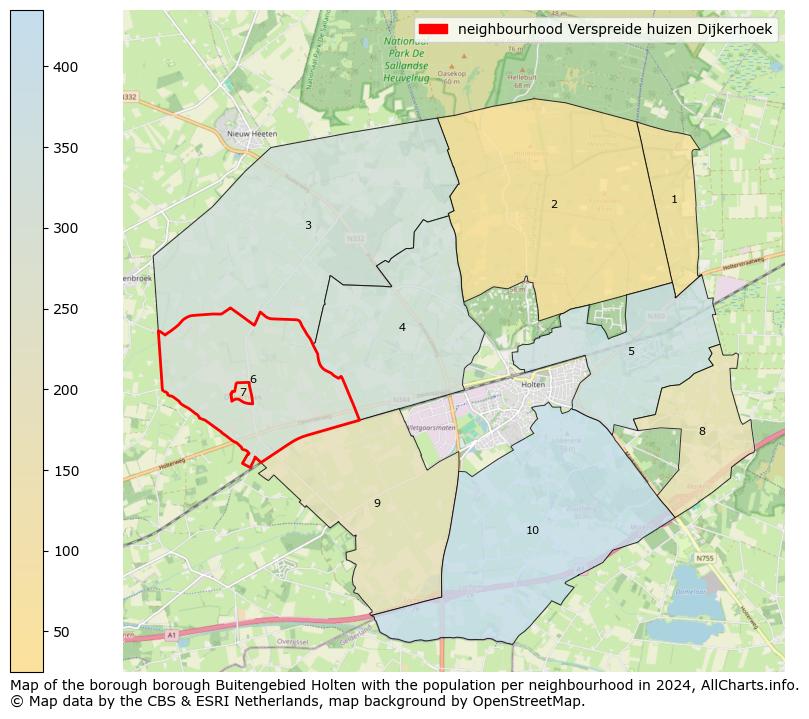 Image of the neighbourhood Verspreide huizen Dijkerhoek at the map. This image is used as introduction to this page. This page shows a lot of information about the population in the neighbourhood Verspreide huizen Dijkerhoek (such as the distribution by age groups of the residents, the composition of households, whether inhabitants are natives or Dutch with an immigration background, data about the houses (numbers, types, price development, use, type of property, ...) and more (car ownership, energy consumption, ...) based on open data from the Dutch Central Bureau of Statistics and various other sources!