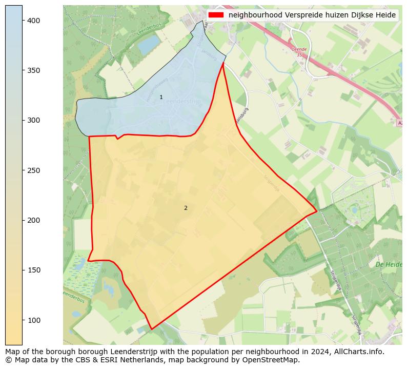 Image of the neighbourhood Verspreide huizen Dijkse Heide at the map. This image is used as introduction to this page. This page shows a lot of information about the population in the neighbourhood Verspreide huizen Dijkse Heide (such as the distribution by age groups of the residents, the composition of households, whether inhabitants are natives or Dutch with an immigration background, data about the houses (numbers, types, price development, use, type of property, ...) and more (car ownership, energy consumption, ...) based on open data from the Dutch Central Bureau of Statistics and various other sources!