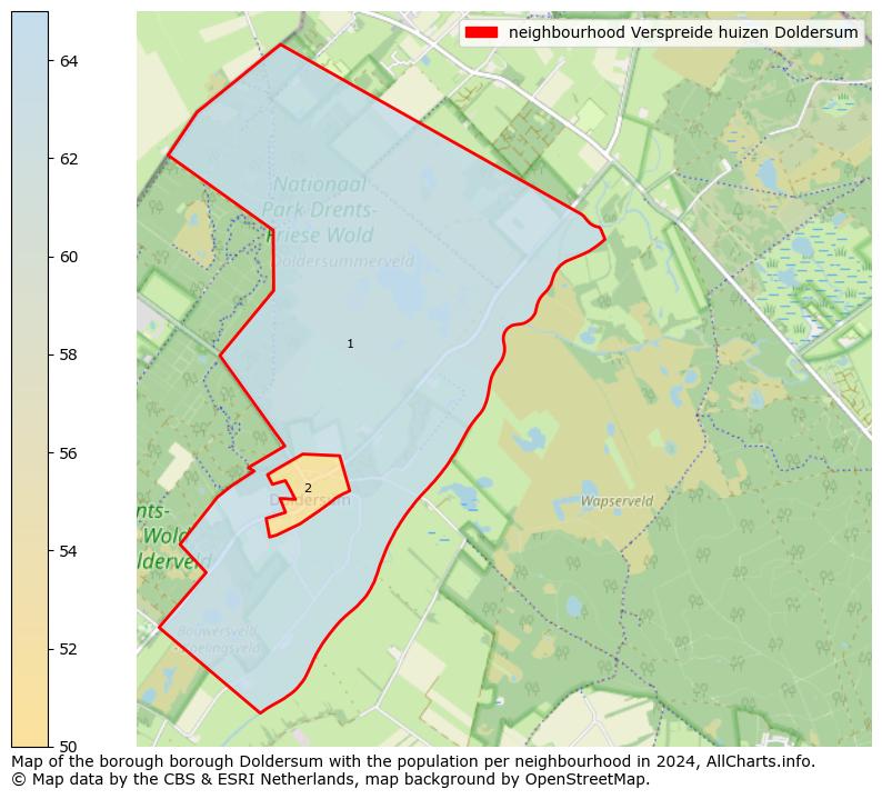 Image of the neighbourhood Verspreide huizen Doldersum at the map. This image is used as introduction to this page. This page shows a lot of information about the population in the neighbourhood Verspreide huizen Doldersum (such as the distribution by age groups of the residents, the composition of households, whether inhabitants are natives or Dutch with an immigration background, data about the houses (numbers, types, price development, use, type of property, ...) and more (car ownership, energy consumption, ...) based on open data from the Dutch Central Bureau of Statistics and various other sources!