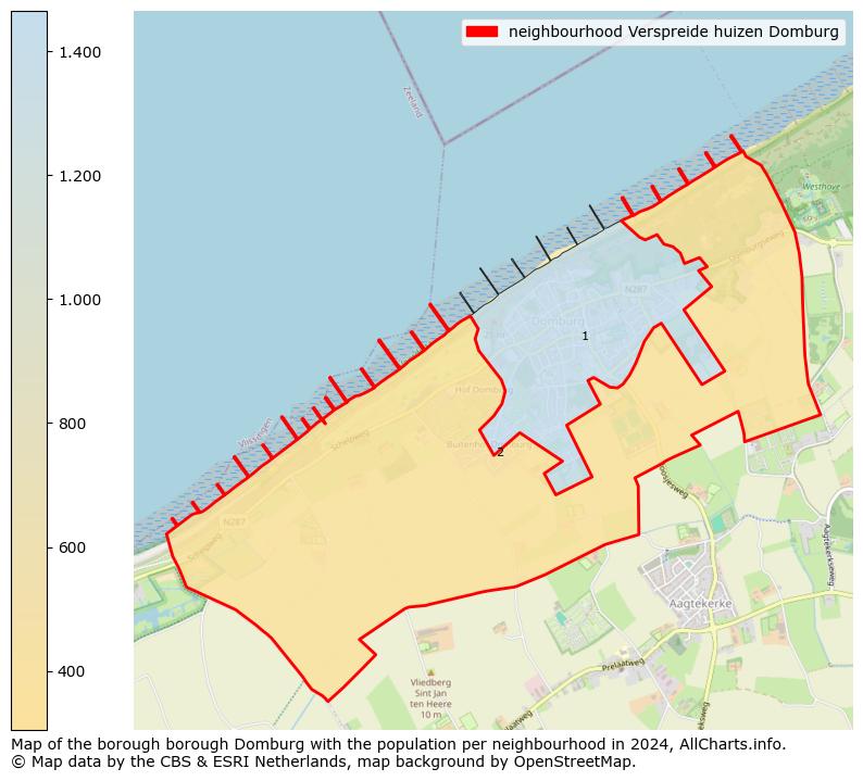 Image of the neighbourhood Verspreide huizen Domburg at the map. This image is used as introduction to this page. This page shows a lot of information about the population in the neighbourhood Verspreide huizen Domburg (such as the distribution by age groups of the residents, the composition of households, whether inhabitants are natives or Dutch with an immigration background, data about the houses (numbers, types, price development, use, type of property, ...) and more (car ownership, energy consumption, ...) based on open data from the Dutch Central Bureau of Statistics and various other sources!