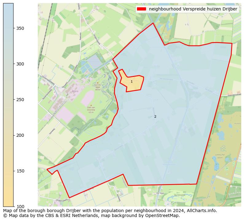 Image of the neighbourhood Verspreide huizen Drijber at the map. This image is used as introduction to this page. This page shows a lot of information about the population in the neighbourhood Verspreide huizen Drijber (such as the distribution by age groups of the residents, the composition of households, whether inhabitants are natives or Dutch with an immigration background, data about the houses (numbers, types, price development, use, type of property, ...) and more (car ownership, energy consumption, ...) based on open data from the Dutch Central Bureau of Statistics and various other sources!