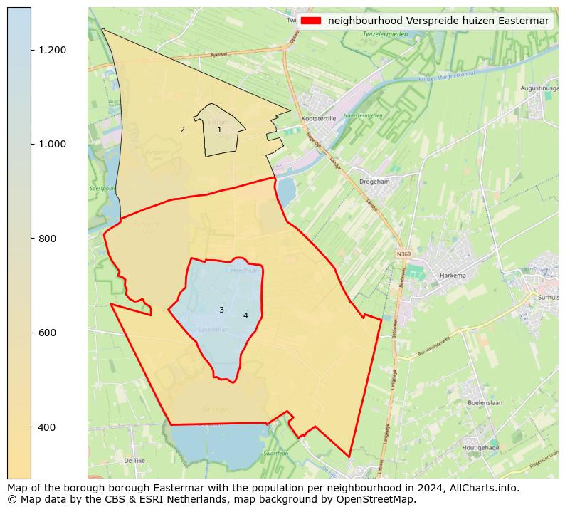 Image of the neighbourhood Verspreide huizen Eastermar at the map. This image is used as introduction to this page. This page shows a lot of information about the population in the neighbourhood Verspreide huizen Eastermar (such as the distribution by age groups of the residents, the composition of households, whether inhabitants are natives or Dutch with an immigration background, data about the houses (numbers, types, price development, use, type of property, ...) and more (car ownership, energy consumption, ...) based on open data from the Dutch Central Bureau of Statistics and various other sources!