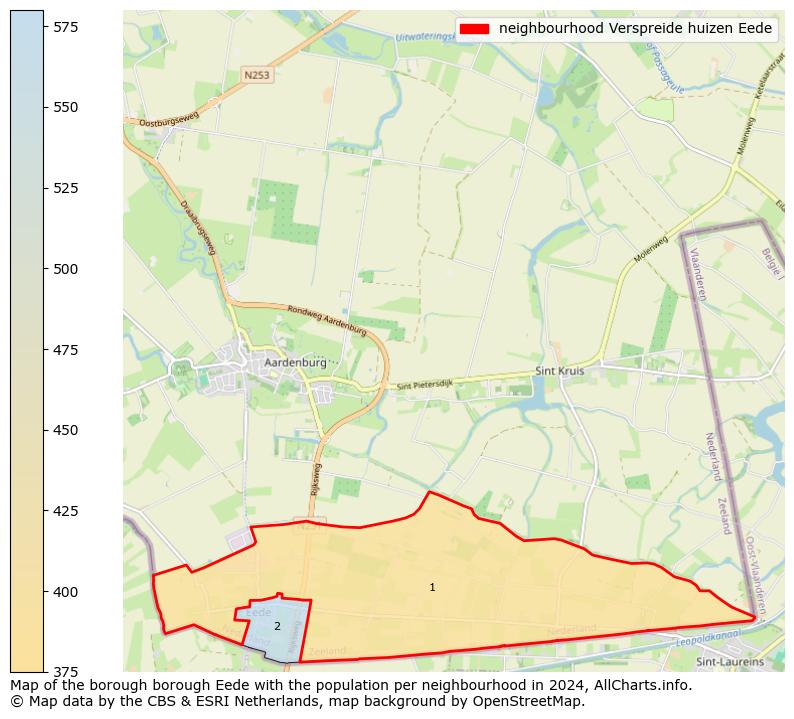 Image of the neighbourhood Verspreide huizen Eede at the map. This image is used as introduction to this page. This page shows a lot of information about the population in the neighbourhood Verspreide huizen Eede (such as the distribution by age groups of the residents, the composition of households, whether inhabitants are natives or Dutch with an immigration background, data about the houses (numbers, types, price development, use, type of property, ...) and more (car ownership, energy consumption, ...) based on open data from the Dutch Central Bureau of Statistics and various other sources!