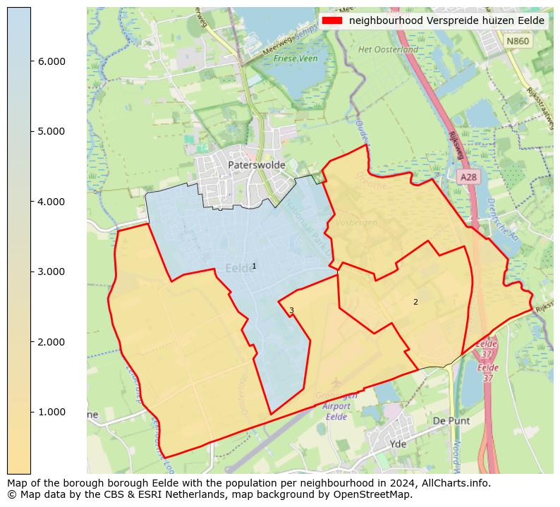 Image of the neighbourhood Verspreide huizen Eelde at the map. This image is used as introduction to this page. This page shows a lot of information about the population in the neighbourhood Verspreide huizen Eelde (such as the distribution by age groups of the residents, the composition of households, whether inhabitants are natives or Dutch with an immigration background, data about the houses (numbers, types, price development, use, type of property, ...) and more (car ownership, energy consumption, ...) based on open data from the Dutch Central Bureau of Statistics and various other sources!