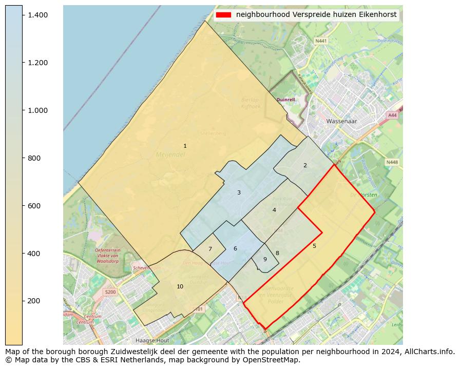 Image of the neighbourhood Verspreide huizen Eikenhorst at the map. This image is used as introduction to this page. This page shows a lot of information about the population in the neighbourhood Verspreide huizen Eikenhorst (such as the distribution by age groups of the residents, the composition of households, whether inhabitants are natives or Dutch with an immigration background, data about the houses (numbers, types, price development, use, type of property, ...) and more (car ownership, energy consumption, ...) based on open data from the Dutch Central Bureau of Statistics and various other sources!