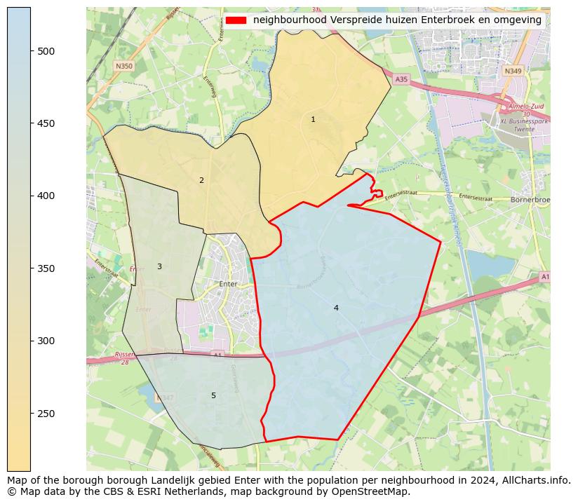 Image of the neighbourhood Verspreide huizen Enterbroek en omgeving at the map. This image is used as introduction to this page. This page shows a lot of information about the population in the neighbourhood Verspreide huizen Enterbroek en omgeving (such as the distribution by age groups of the residents, the composition of households, whether inhabitants are natives or Dutch with an immigration background, data about the houses (numbers, types, price development, use, type of property, ...) and more (car ownership, energy consumption, ...) based on open data from the Dutch Central Bureau of Statistics and various other sources!