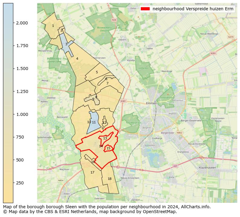 Image of the neighbourhood Verspreide huizen Erm at the map. This image is used as introduction to this page. This page shows a lot of information about the population in the neighbourhood Verspreide huizen Erm (such as the distribution by age groups of the residents, the composition of households, whether inhabitants are natives or Dutch with an immigration background, data about the houses (numbers, types, price development, use, type of property, ...) and more (car ownership, energy consumption, ...) based on open data from the Dutch Central Bureau of Statistics and various other sources!