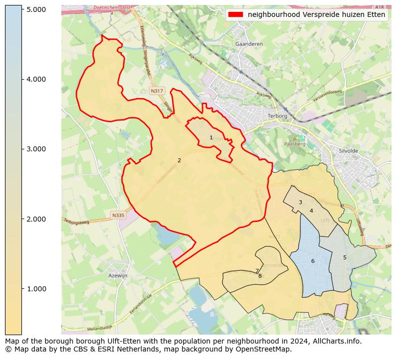 Image of the neighbourhood Verspreide huizen Etten at the map. This image is used as introduction to this page. This page shows a lot of information about the population in the neighbourhood Verspreide huizen Etten (such as the distribution by age groups of the residents, the composition of households, whether inhabitants are natives or Dutch with an immigration background, data about the houses (numbers, types, price development, use, type of property, ...) and more (car ownership, energy consumption, ...) based on open data from the Dutch Central Bureau of Statistics and various other sources!