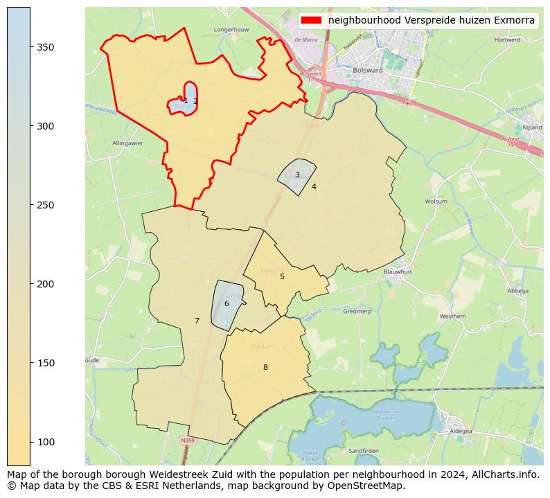 Image of the neighbourhood Verspreide huizen Exmorra at the map. This image is used as introduction to this page. This page shows a lot of information about the population in the neighbourhood Verspreide huizen Exmorra (such as the distribution by age groups of the residents, the composition of households, whether inhabitants are natives or Dutch with an immigration background, data about the houses (numbers, types, price development, use, type of property, ...) and more (car ownership, energy consumption, ...) based on open data from the Dutch Central Bureau of Statistics and various other sources!