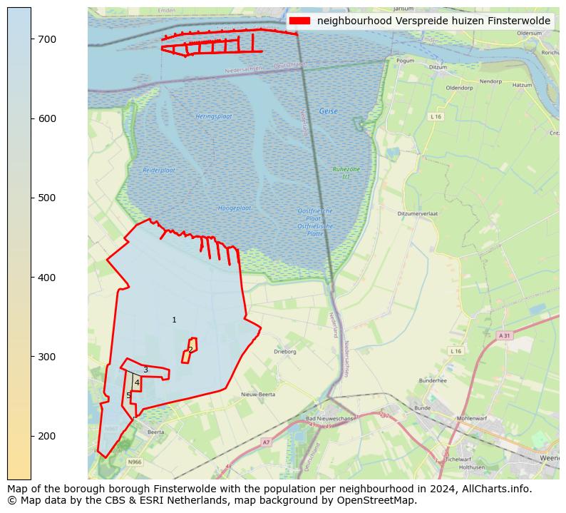 Image of the neighbourhood Verspreide huizen Finsterwolde at the map. This image is used as introduction to this page. This page shows a lot of information about the population in the neighbourhood Verspreide huizen Finsterwolde (such as the distribution by age groups of the residents, the composition of households, whether inhabitants are natives or Dutch with an immigration background, data about the houses (numbers, types, price development, use, type of property, ...) and more (car ownership, energy consumption, ...) based on open data from the Dutch Central Bureau of Statistics and various other sources!