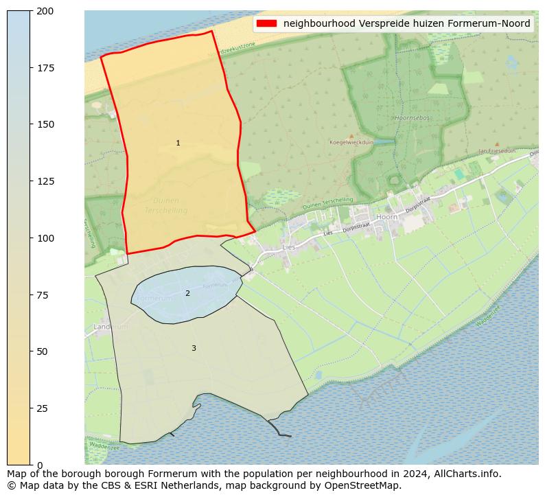 Image of the neighbourhood Verspreide huizen Formerum-Noord at the map. This image is used as introduction to this page. This page shows a lot of information about the population in the neighbourhood Verspreide huizen Formerum-Noord (such as the distribution by age groups of the residents, the composition of households, whether inhabitants are natives or Dutch with an immigration background, data about the houses (numbers, types, price development, use, type of property, ...) and more (car ownership, energy consumption, ...) based on open data from the Dutch Central Bureau of Statistics and various other sources!