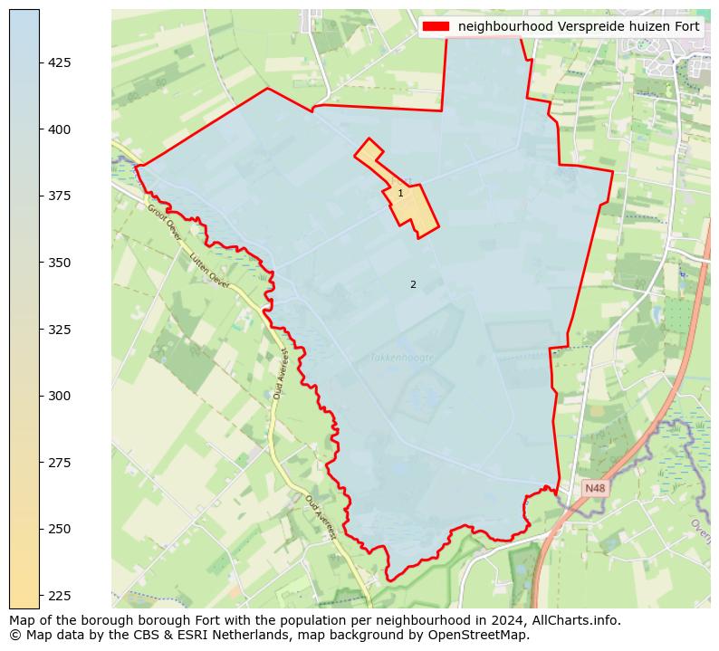 Image of the neighbourhood Verspreide huizen Fort at the map. This image is used as introduction to this page. This page shows a lot of information about the population in the neighbourhood Verspreide huizen Fort (such as the distribution by age groups of the residents, the composition of households, whether inhabitants are natives or Dutch with an immigration background, data about the houses (numbers, types, price development, use, type of property, ...) and more (car ownership, energy consumption, ...) based on open data from the Dutch Central Bureau of Statistics and various other sources!