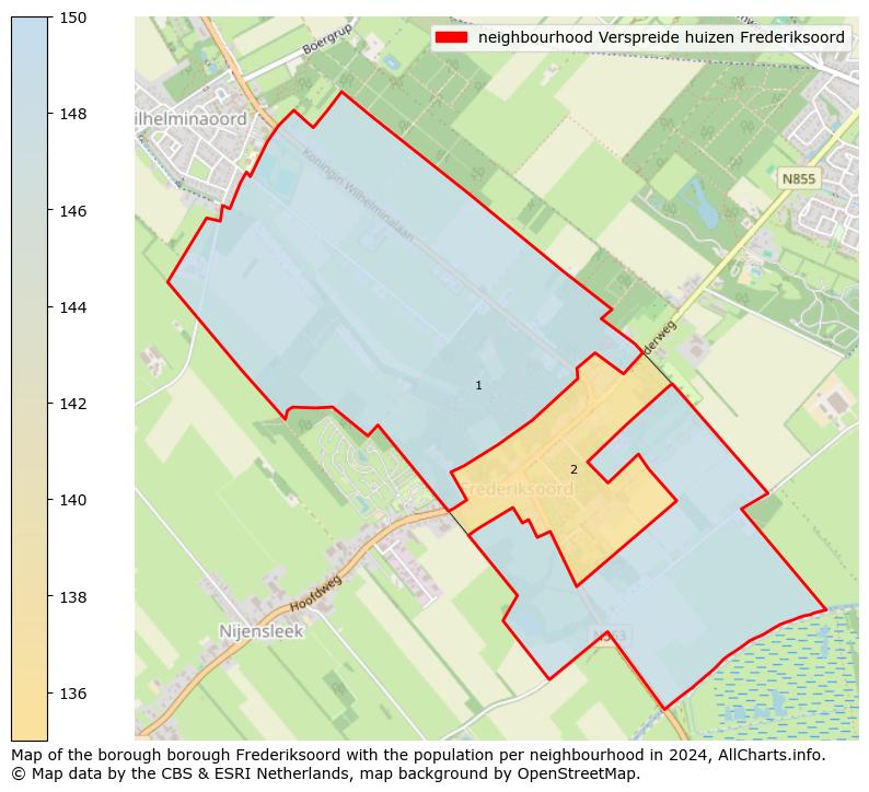 Image of the neighbourhood Verspreide huizen Frederiksoord at the map. This image is used as introduction to this page. This page shows a lot of information about the population in the neighbourhood Verspreide huizen Frederiksoord (such as the distribution by age groups of the residents, the composition of households, whether inhabitants are natives or Dutch with an immigration background, data about the houses (numbers, types, price development, use, type of property, ...) and more (car ownership, energy consumption, ...) based on open data from the Dutch Central Bureau of Statistics and various other sources!