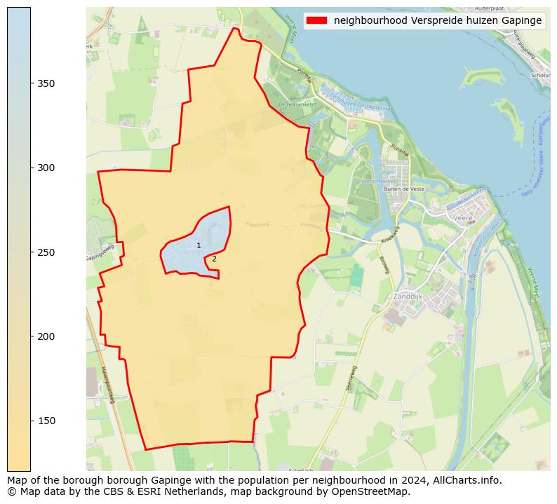 Image of the neighbourhood Verspreide huizen Gapinge at the map. This image is used as introduction to this page. This page shows a lot of information about the population in the neighbourhood Verspreide huizen Gapinge (such as the distribution by age groups of the residents, the composition of households, whether inhabitants are natives or Dutch with an immigration background, data about the houses (numbers, types, price development, use, type of property, ...) and more (car ownership, energy consumption, ...) based on open data from the Dutch Central Bureau of Statistics and various other sources!