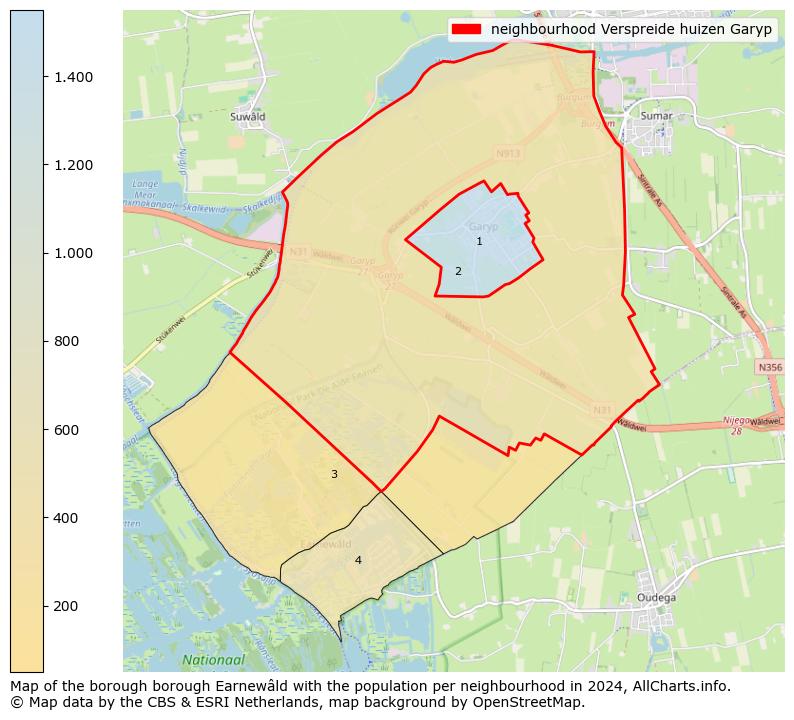 Image of the neighbourhood Verspreide huizen Garyp at the map. This image is used as introduction to this page. This page shows a lot of information about the population in the neighbourhood Verspreide huizen Garyp (such as the distribution by age groups of the residents, the composition of households, whether inhabitants are natives or Dutch with an immigration background, data about the houses (numbers, types, price development, use, type of property, ...) and more (car ownership, energy consumption, ...) based on open data from the Dutch Central Bureau of Statistics and various other sources!