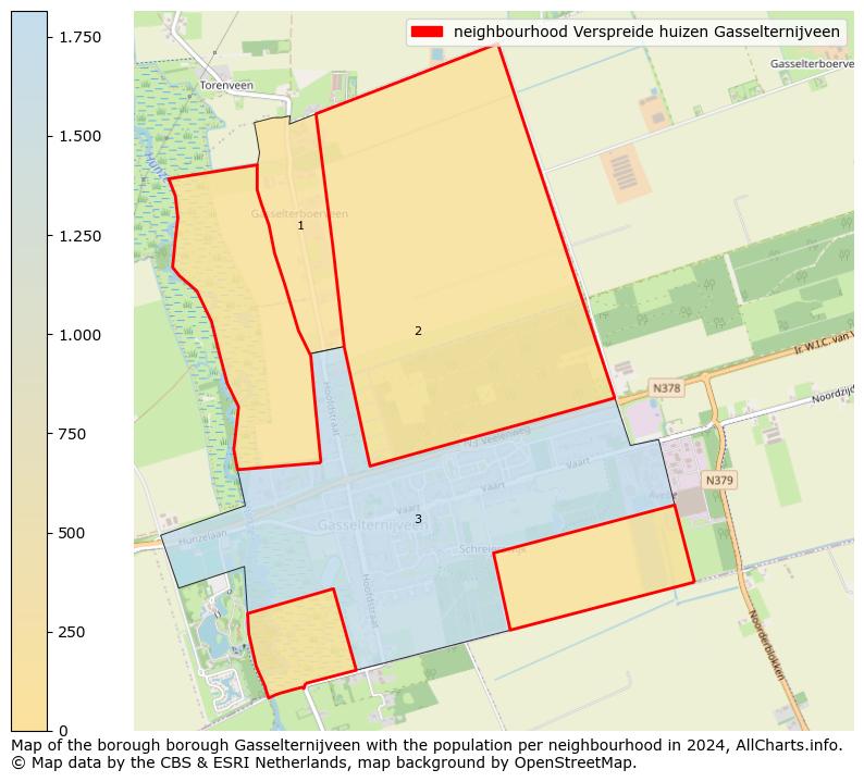 Image of the neighbourhood Verspreide huizen Gasselternijveen at the map. This image is used as introduction to this page. This page shows a lot of information about the population in the neighbourhood Verspreide huizen Gasselternijveen (such as the distribution by age groups of the residents, the composition of households, whether inhabitants are natives or Dutch with an immigration background, data about the houses (numbers, types, price development, use, type of property, ...) and more (car ownership, energy consumption, ...) based on open data from the Dutch Central Bureau of Statistics and various other sources!