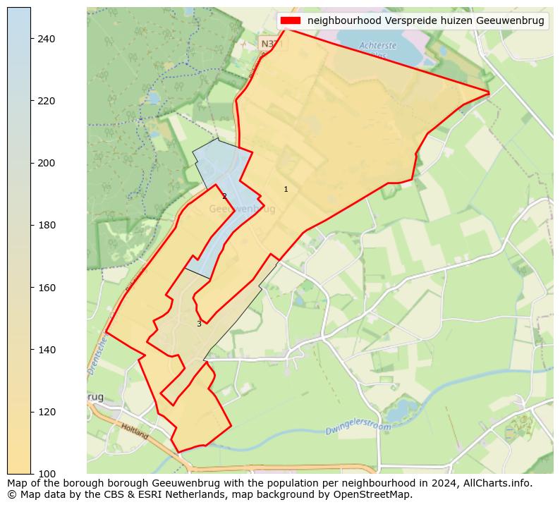 Image of the neighbourhood Verspreide huizen Geeuwenbrug at the map. This image is used as introduction to this page. This page shows a lot of information about the population in the neighbourhood Verspreide huizen Geeuwenbrug (such as the distribution by age groups of the residents, the composition of households, whether inhabitants are natives or Dutch with an immigration background, data about the houses (numbers, types, price development, use, type of property, ...) and more (car ownership, energy consumption, ...) based on open data from the Dutch Central Bureau of Statistics and various other sources!