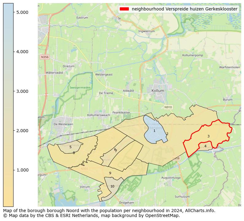 Image of the neighbourhood Verspreide huizen Gerkesklooster at the map. This image is used as introduction to this page. This page shows a lot of information about the population in the neighbourhood Verspreide huizen Gerkesklooster (such as the distribution by age groups of the residents, the composition of households, whether inhabitants are natives or Dutch with an immigration background, data about the houses (numbers, types, price development, use, type of property, ...) and more (car ownership, energy consumption, ...) based on open data from the Dutch Central Bureau of Statistics and various other sources!