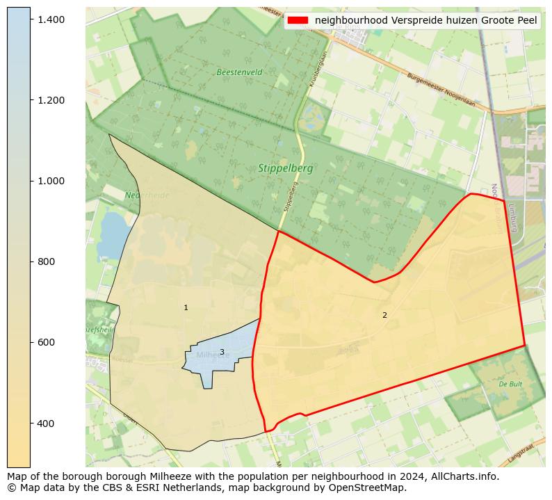 Image of the neighbourhood Verspreide huizen Groote Peel at the map. This image is used as introduction to this page. This page shows a lot of information about the population in the neighbourhood Verspreide huizen Groote Peel (such as the distribution by age groups of the residents, the composition of households, whether inhabitants are natives or Dutch with an immigration background, data about the houses (numbers, types, price development, use, type of property, ...) and more (car ownership, energy consumption, ...) based on open data from the Dutch Central Bureau of Statistics and various other sources!