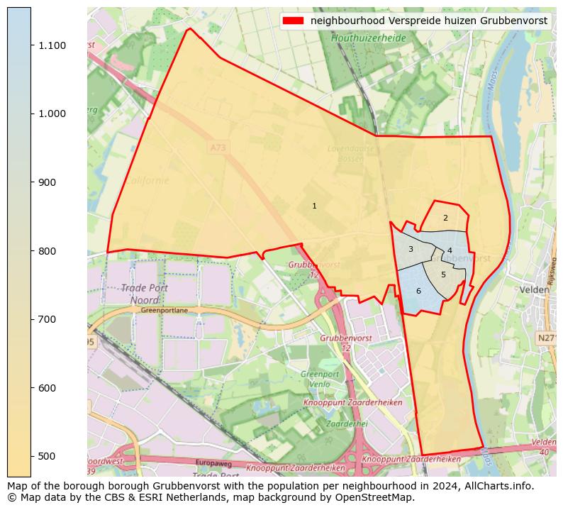 Image of the neighbourhood Verspreide huizen Grubbenvorst at the map. This image is used as introduction to this page. This page shows a lot of information about the population in the neighbourhood Verspreide huizen Grubbenvorst (such as the distribution by age groups of the residents, the composition of households, whether inhabitants are natives or Dutch with an immigration background, data about the houses (numbers, types, price development, use, type of property, ...) and more (car ownership, energy consumption, ...) based on open data from the Dutch Central Bureau of Statistics and various other sources!