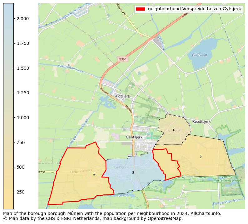 Image of the neighbourhood Verspreide huizen Gytsjerk at the map. This image is used as introduction to this page. This page shows a lot of information about the population in the neighbourhood Verspreide huizen Gytsjerk (such as the distribution by age groups of the residents, the composition of households, whether inhabitants are natives or Dutch with an immigration background, data about the houses (numbers, types, price development, use, type of property, ...) and more (car ownership, energy consumption, ...) based on open data from the Dutch Central Bureau of Statistics and various other sources!