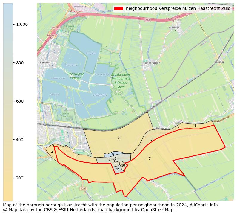 Image of the neighbourhood Verspreide huizen Haastrecht Zuid at the map. This image is used as introduction to this page. This page shows a lot of information about the population in the neighbourhood Verspreide huizen Haastrecht Zuid (such as the distribution by age groups of the residents, the composition of households, whether inhabitants are natives or Dutch with an immigration background, data about the houses (numbers, types, price development, use, type of property, ...) and more (car ownership, energy consumption, ...) based on open data from the Dutch Central Bureau of Statistics and various other sources!