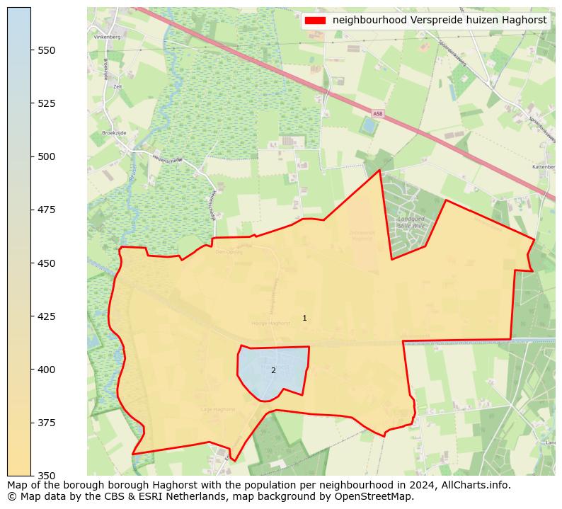 Image of the neighbourhood Verspreide huizen Haghorst at the map. This image is used as introduction to this page. This page shows a lot of information about the population in the neighbourhood Verspreide huizen Haghorst (such as the distribution by age groups of the residents, the composition of households, whether inhabitants are natives or Dutch with an immigration background, data about the houses (numbers, types, price development, use, type of property, ...) and more (car ownership, energy consumption, ...) based on open data from the Dutch Central Bureau of Statistics and various other sources!