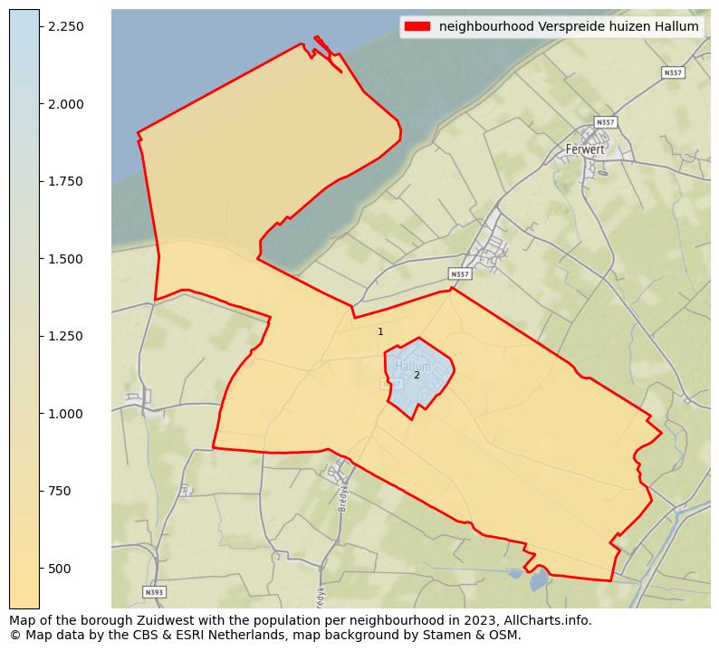 Map of the borough Zuidwest with the population per neighbourhood in 2023. This page shows a lot of information about residents (such as the distribution by age groups, family composition, gender, native or Dutch with an immigration background, ...), homes (numbers, types, price development, use, type of property, ...) and more (car ownership, energy consumption, ...) based on open data from the Dutch Central Bureau of Statistics and various other sources!