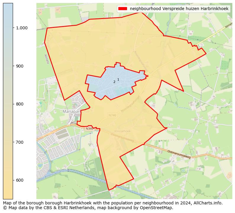 Image of the neighbourhood Verspreide huizen Harbrinkhoek at the map. This image is used as introduction to this page. This page shows a lot of information about the population in the neighbourhood Verspreide huizen Harbrinkhoek (such as the distribution by age groups of the residents, the composition of households, whether inhabitants are natives or Dutch with an immigration background, data about the houses (numbers, types, price development, use, type of property, ...) and more (car ownership, energy consumption, ...) based on open data from the Dutch Central Bureau of Statistics and various other sources!