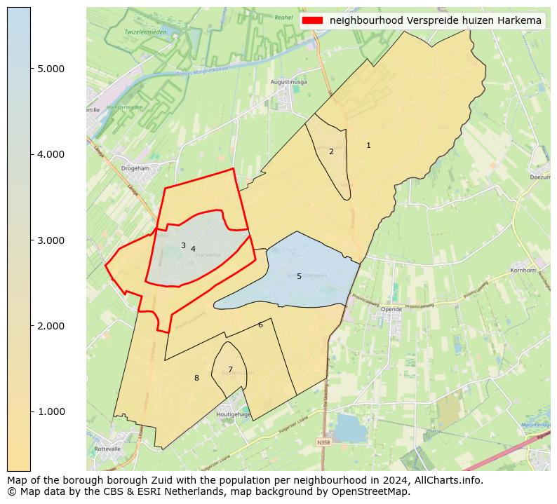 Image of the neighbourhood Verspreide huizen Harkema at the map. This image is used as introduction to this page. This page shows a lot of information about the population in the neighbourhood Verspreide huizen Harkema (such as the distribution by age groups of the residents, the composition of households, whether inhabitants are natives or Dutch with an immigration background, data about the houses (numbers, types, price development, use, type of property, ...) and more (car ownership, energy consumption, ...) based on open data from the Dutch Central Bureau of Statistics and various other sources!