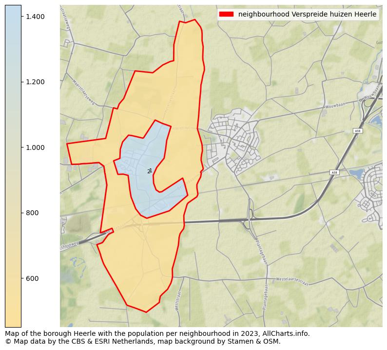 Map of the borough Heerle with the population per neighbourhood in 2023. This page shows a lot of information about residents (such as the distribution by age groups, family composition, gender, native or Dutch with an immigration background, ...), homes (numbers, types, price development, use, type of property, ...) and more (car ownership, energy consumption, ...) based on open data from the Dutch Central Bureau of Statistics and various other sources!